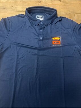 KTM RACING  Polo Shirt with Patch Logo - NEW - SIZE 3XL